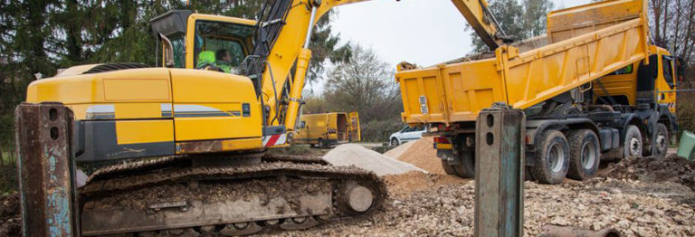 Des travaux de maçonnerie et de terrassement