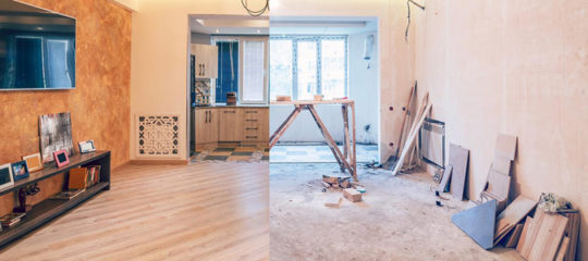 Travaux de rénovation immeuble